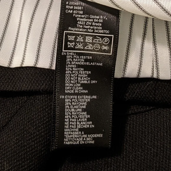 Forever 21 Black Blazer Size 4 - Picture 6 of 6